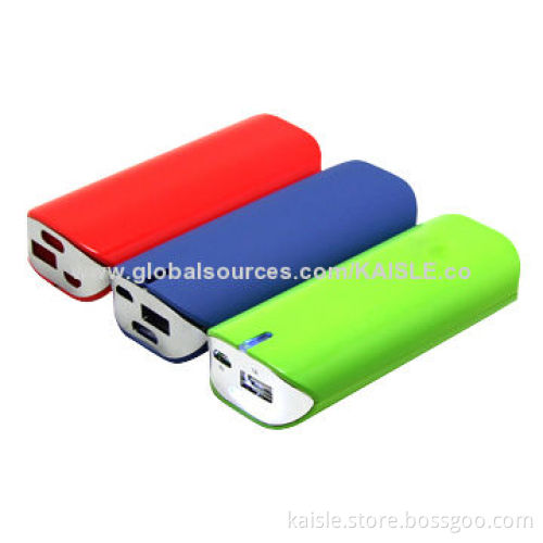 Power Banks/Suppliers, 4,400mAh Capacity, 5V at 1A Output